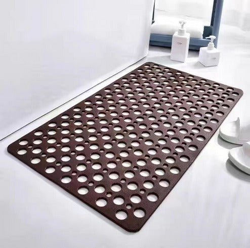 Veilige antislip douchemat voor kinderen en ouderen, met zuignappen voor extra stabiliteit en comfort.