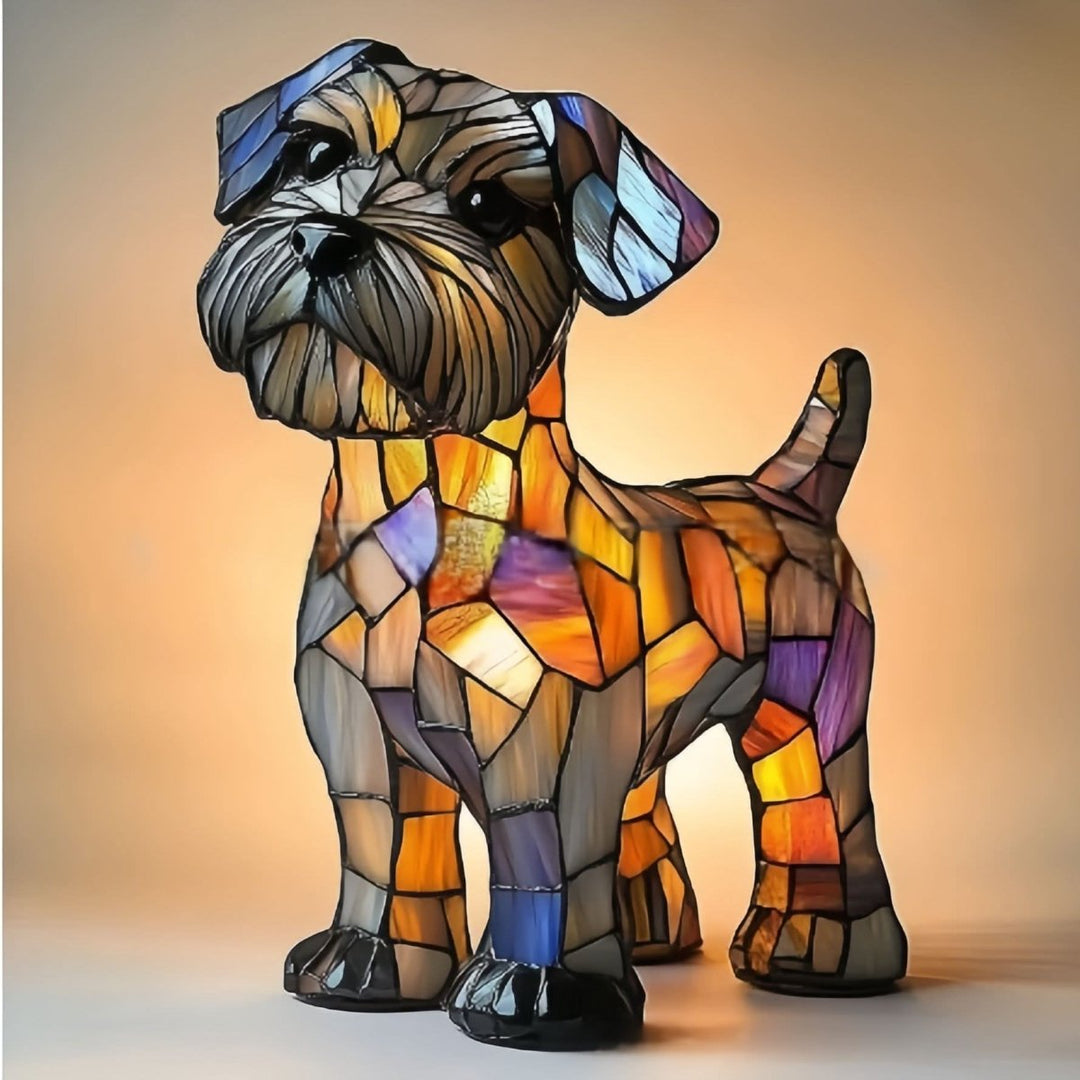 Gezellige LED hond nachtlamp, sfeervolle toevoeging aan huis.
