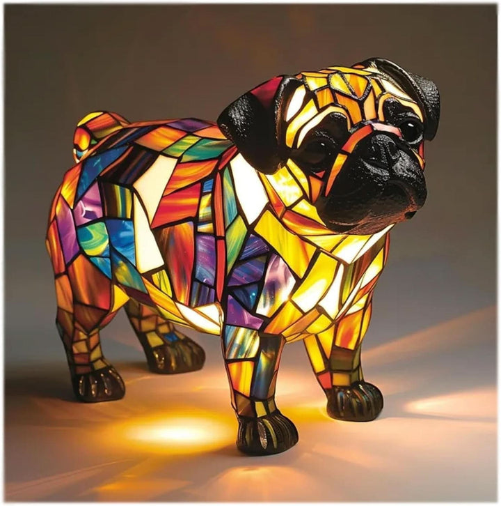 Minimalistische LED dieren nachtlamp, subtiele verlichting.