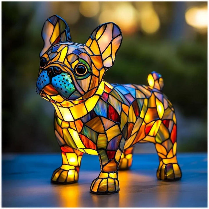 Slaapkamer LED hond nachtlamp, zorgt voor rustgevende sfeer.