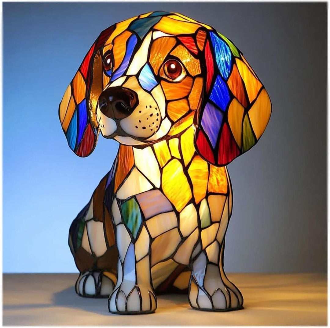 Stijlvolle LED nachtlamp hond, uniek cadeau idee.