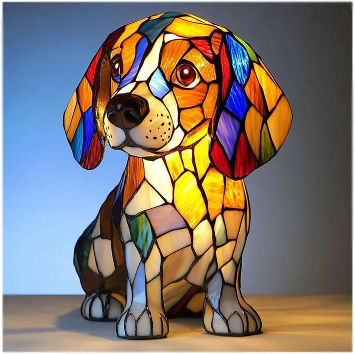 Stijlvolle LED nachtlamp hond, uniek cadeau idee.