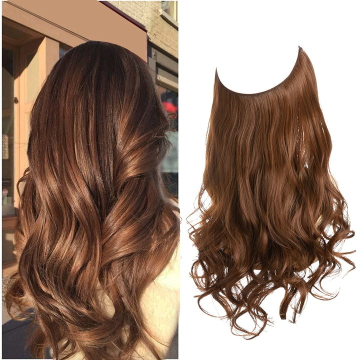 Lang haar creëren met 40cm synthetische extensions, onzichtbaar en makkelijk.
