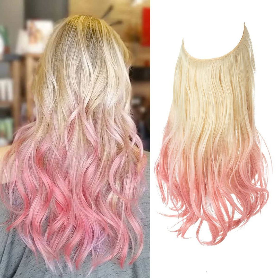 Zwarte onzichtbare 40cm haarextensions, geeft direct volume aan fijn haar.