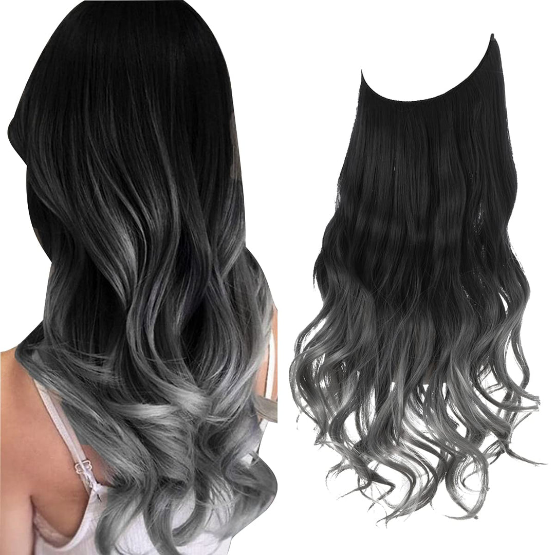 Synthetische MALORIA extensions 40cm, onzichtbaar, diverse kleuren, voor lang haar.