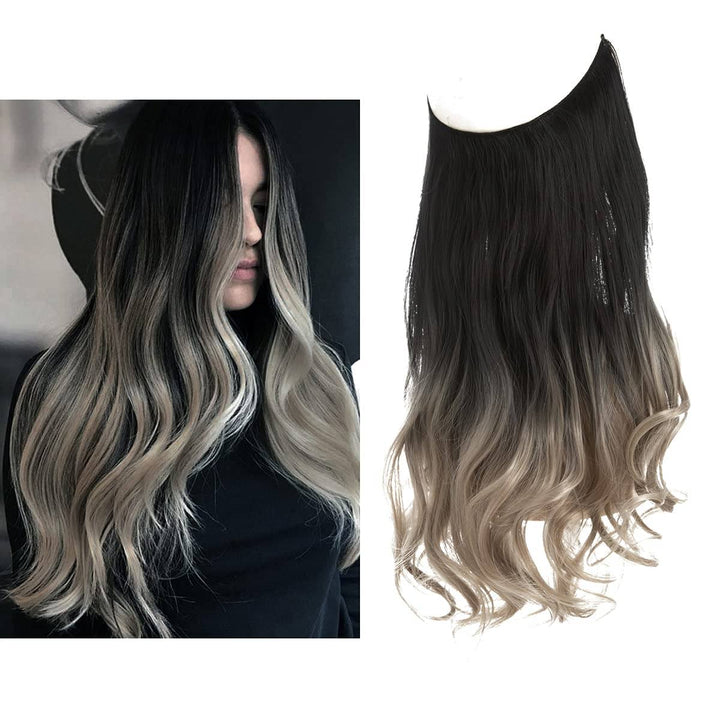 Onzichtbare hairextensions Astra 40cm, creëert direct droomhaar met volume.