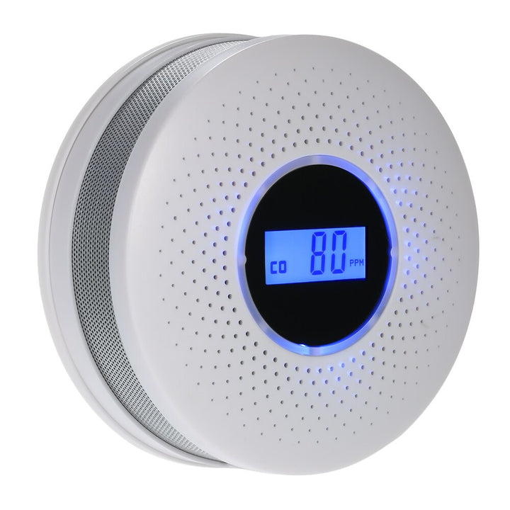 Aurora Wonen 2-in-1 koolmonoxide- en rookmelder combi, essentieel voor thuisveiligheid en brandpreventie.