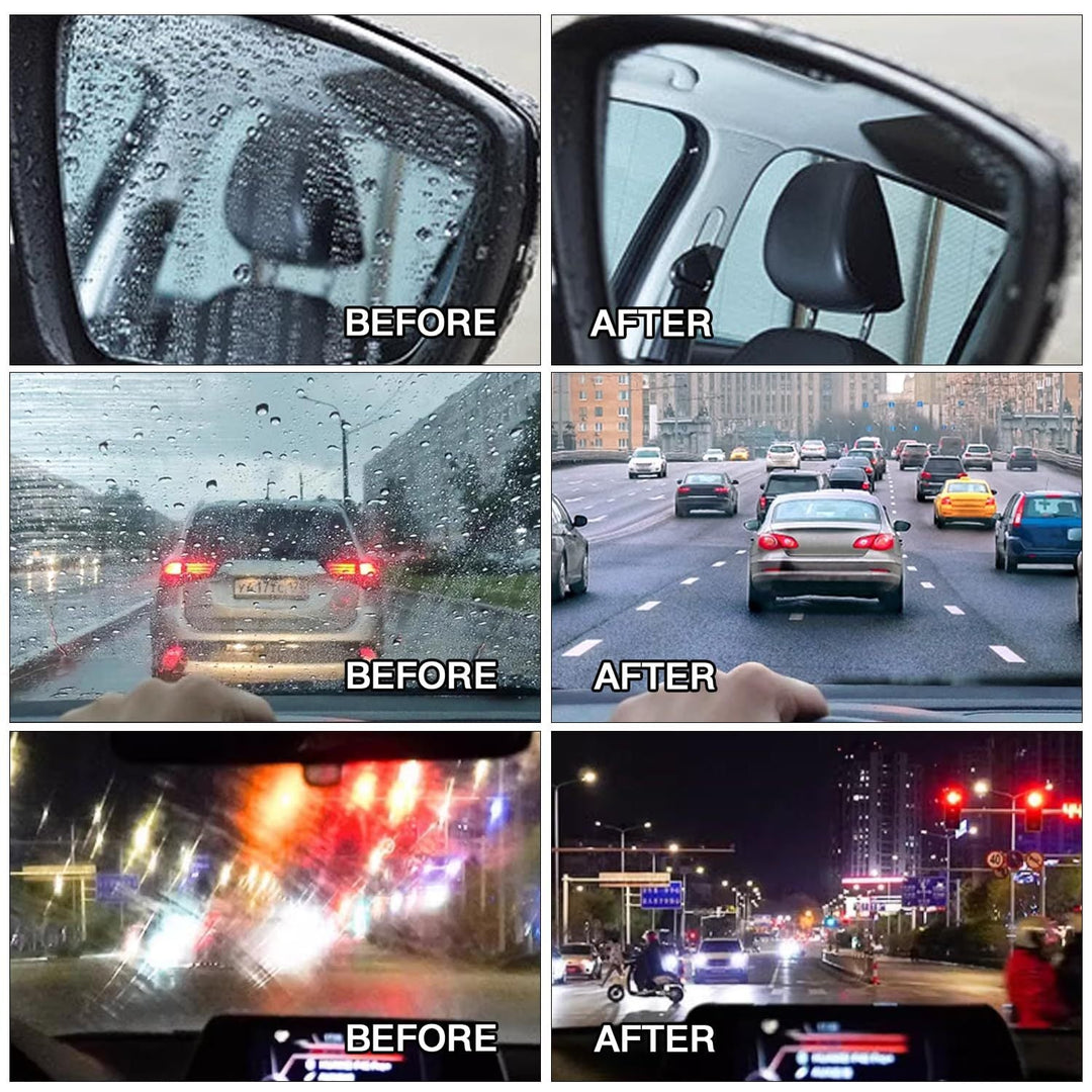 Veilige autoglas reiniger verwijdert hardnekkige oliefilm; essentieel voor helderzicht en goed onderhoud van je ruiten.