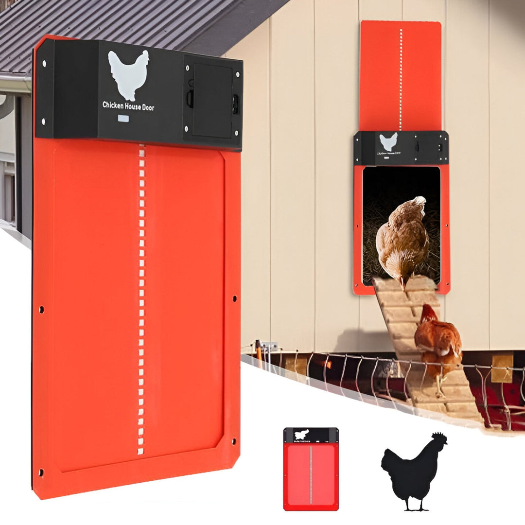 Automatisch kippenluik, biedt gemak en gemoedsrust voor elke boerderij.