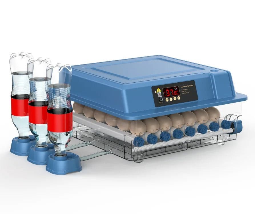 HatchEase automatische incubator toont capaciteit voor meerdere eieren, essentieel voor efficiënte pluimvee kweek en broeden.