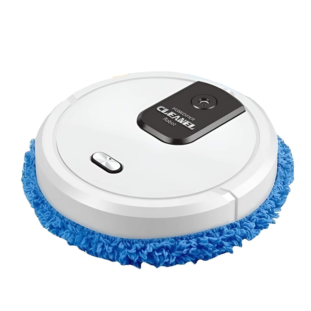 Slimme CleanBot dweilrobot voor automatisch huishouden, maakt moeiteloos vloeren schoon en vrij van vuil.