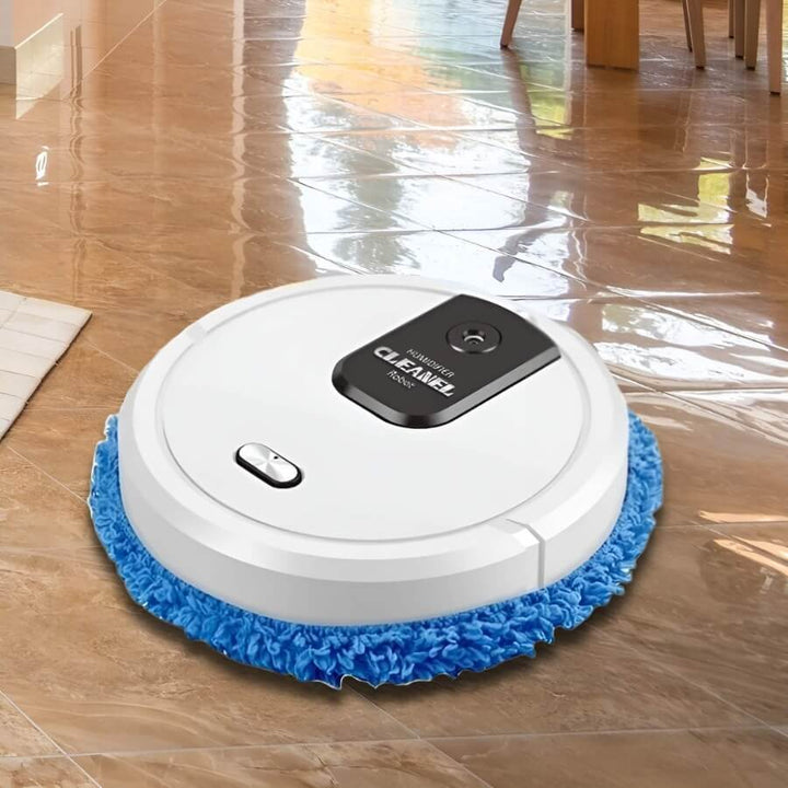 CleanBot robotdweil, automatisch en draadloos, slimme schoonmaakoplossing voor elk modern thuisgebruik.