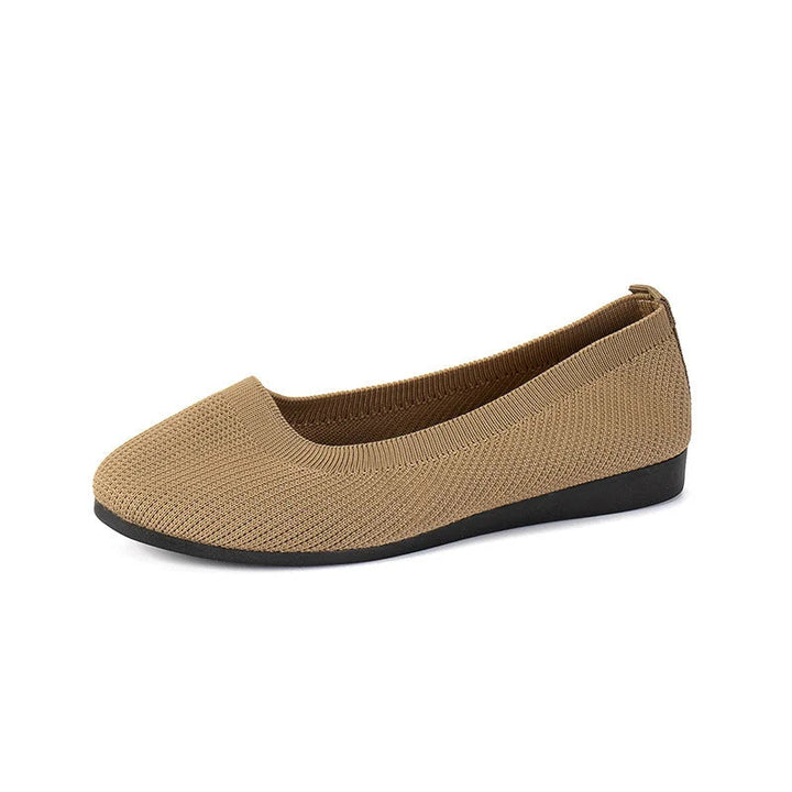 Dames ballerina schoenen, antislip, elegant design, comfortabele pasvorm, ademend, ideaal voor dagelijks gebruik.