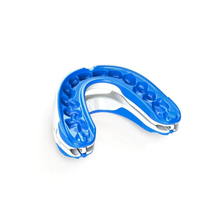 Ergonomisch ontworpen blauwe anti-snurk mondstuk. Bevordert gezonde ademhaling en vermindert snurken.