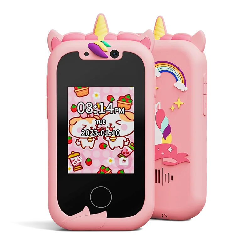 KiddieClick educatieve kindercamera (blauw) om speels te leren en avonturen vast te leggen voor jonge kids.