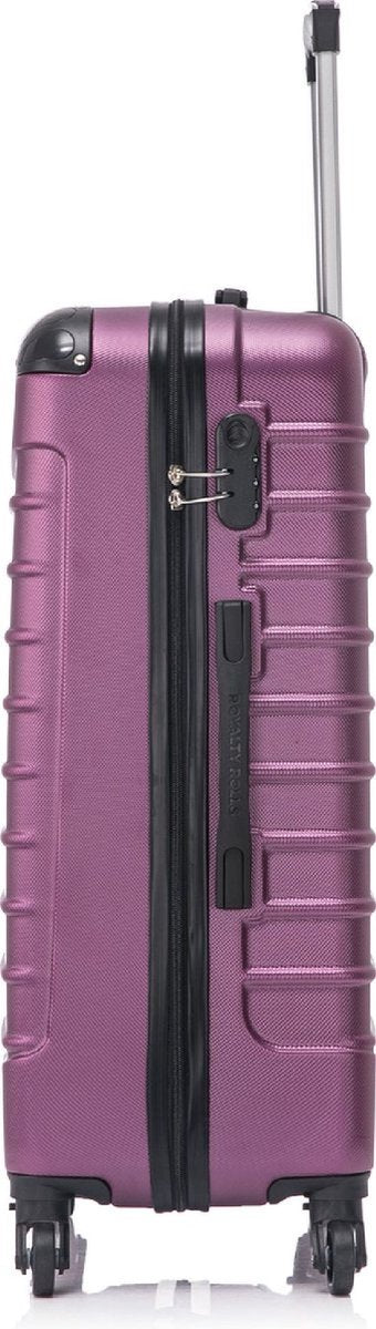 Lichtgewicht bordeauxrode hardshell reiskofferset. Gemakkelijk te hanteren voor elke vakantie.