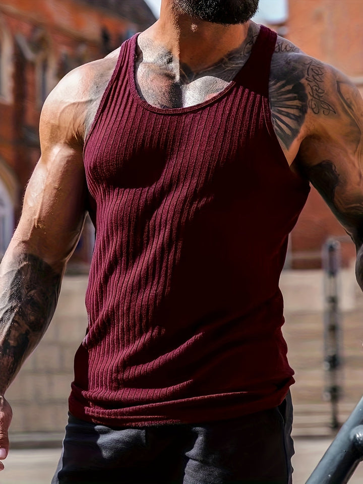 Casual gebreide tanktop voor heren