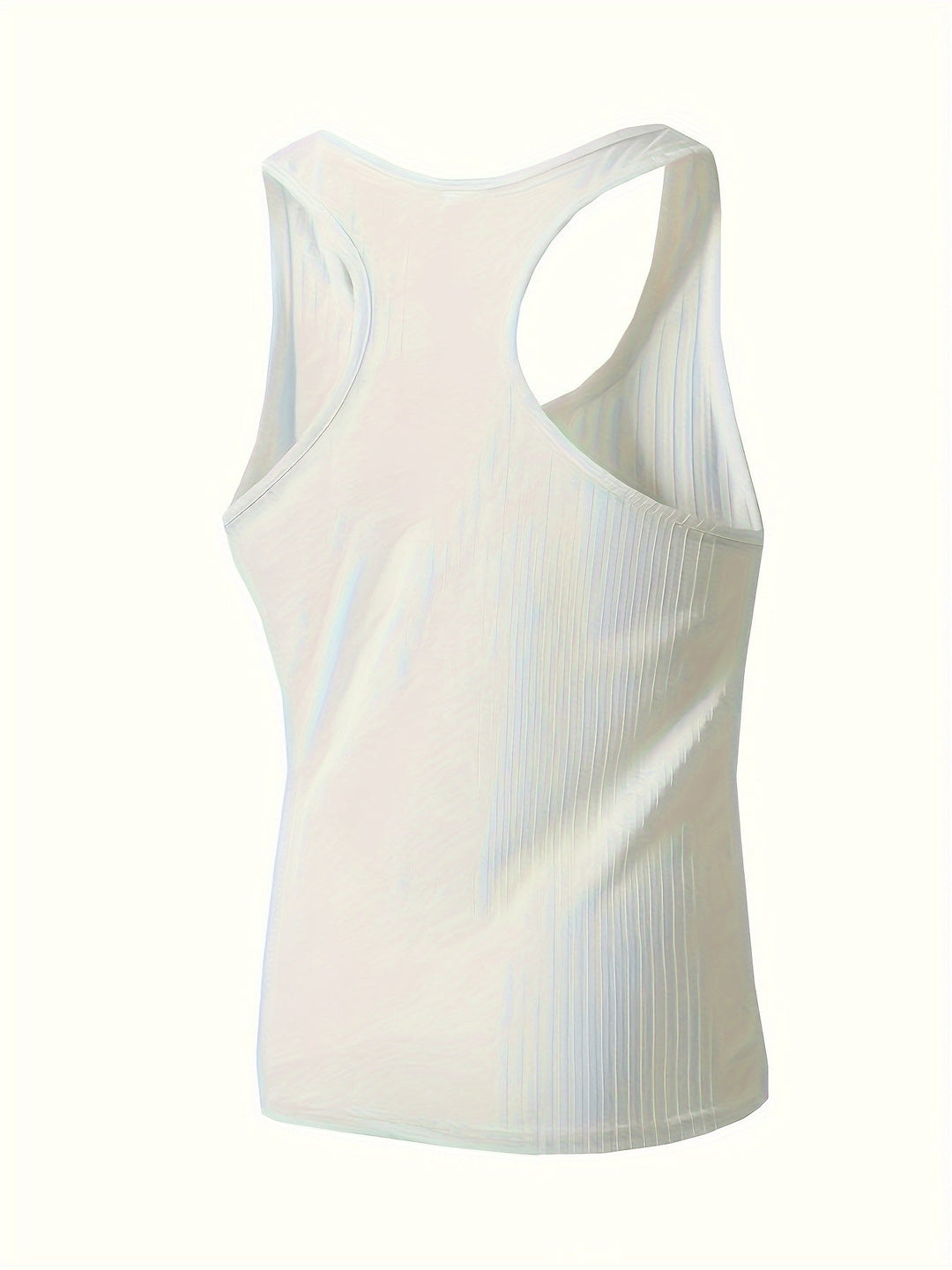 Ronde hals heren tanktop in trendy stijl