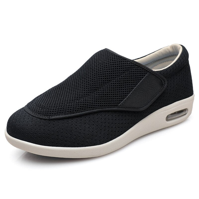 Diabetici & oedeem schoenen voor dames & heren, met ruim comfort en verstelbaar klittenband.