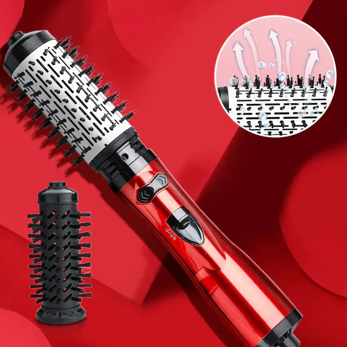 De BrushCurl™ roterende haarborstel voor perfecte krullen, stijl haar en extra volume met gemak.