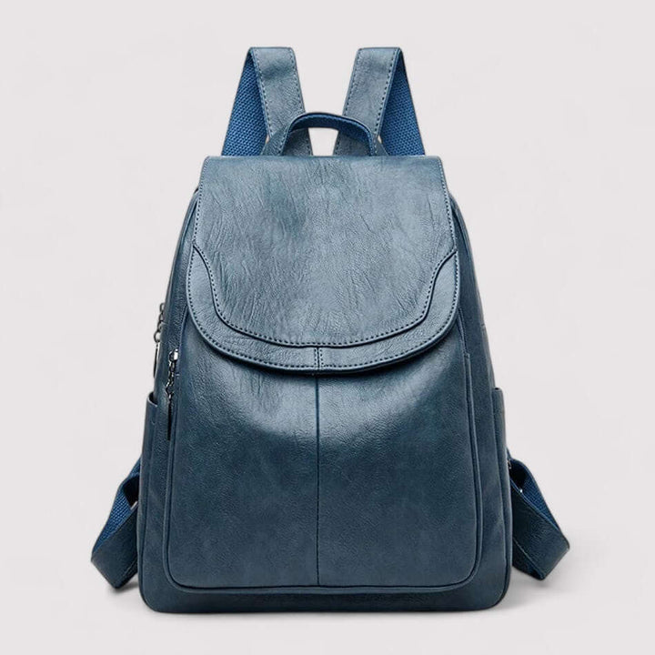 Blauwe diefstalbestendige dames rugzak met comfortabele banden