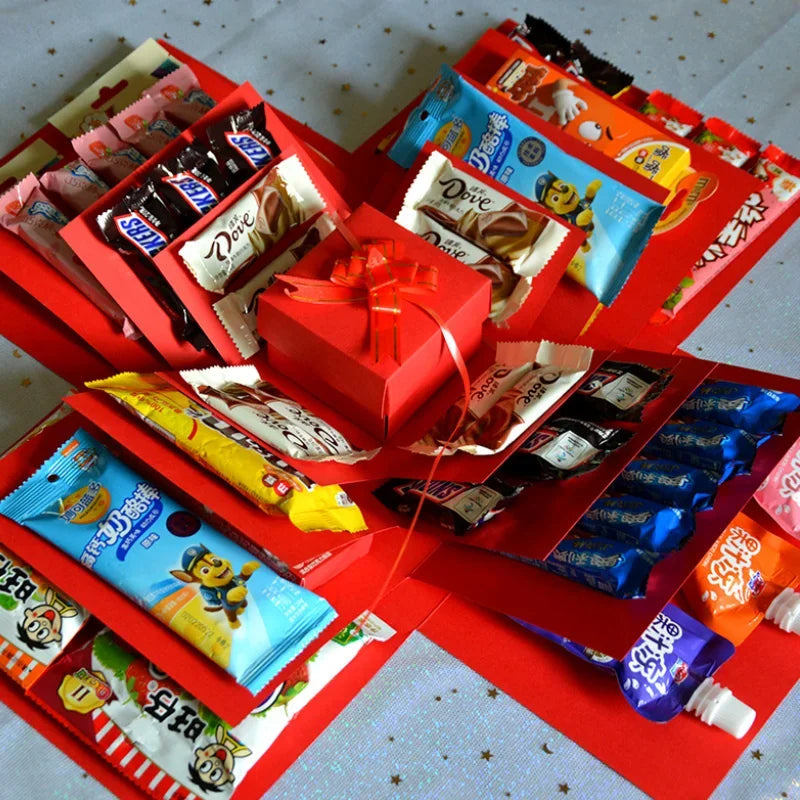 Persoonlijke DIY verrassingsdoos met vlinders. Perfect voor verjaardag, jubileum of liefde.
