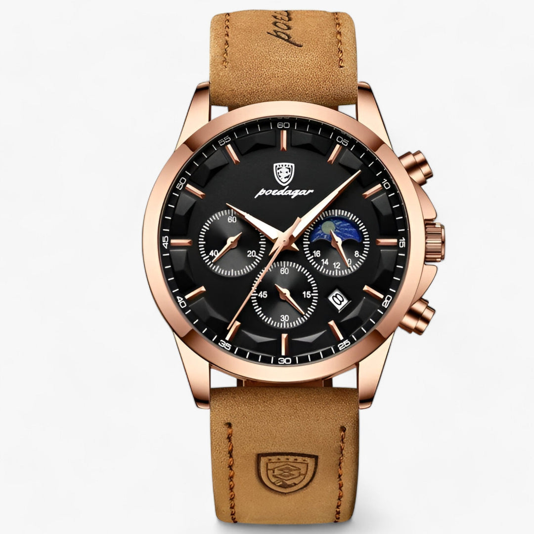 Elegant Cassian herenhorloge met klassiek design. Een waterdicht uurwerk, ideaal voor zakelijk en casual gebruik.