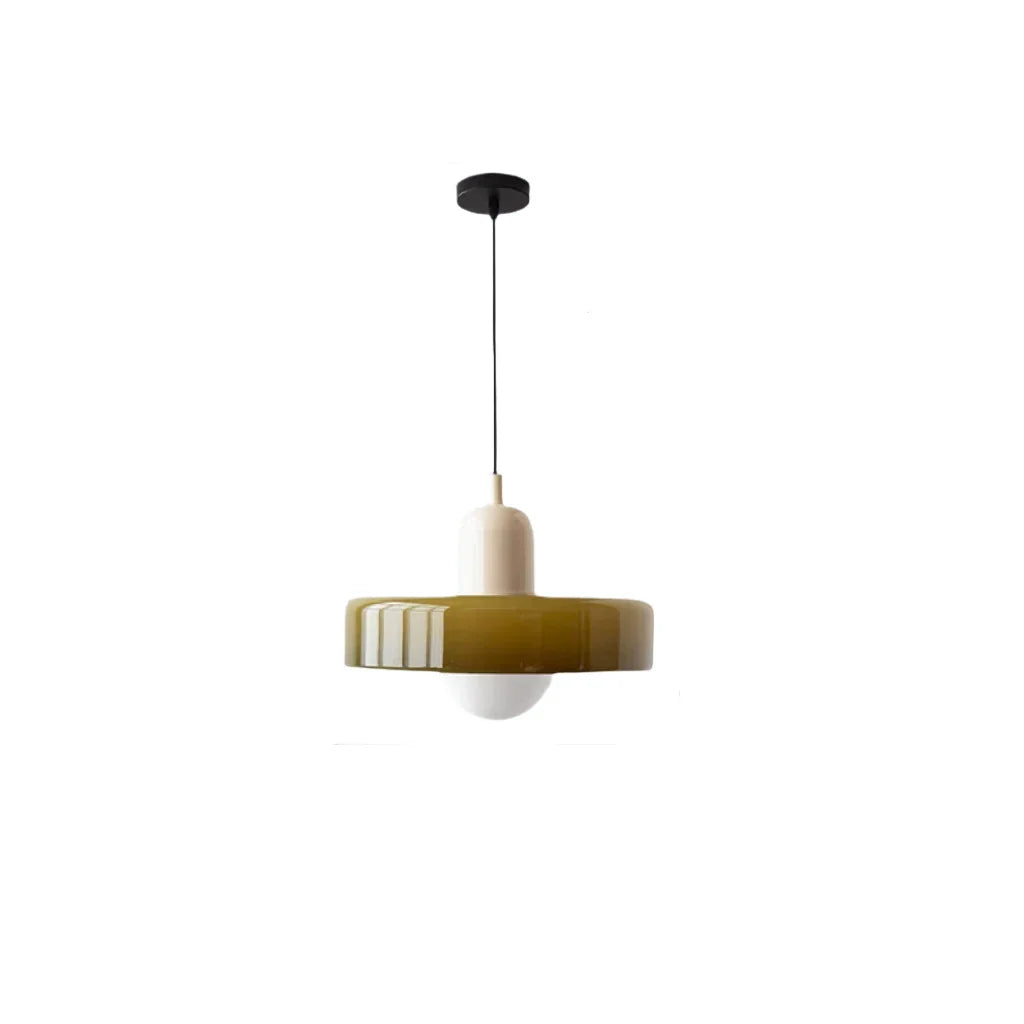 Tijdloze CelestiGlass hanglamp; elegant glaswerk voor hedendaags interieur design.