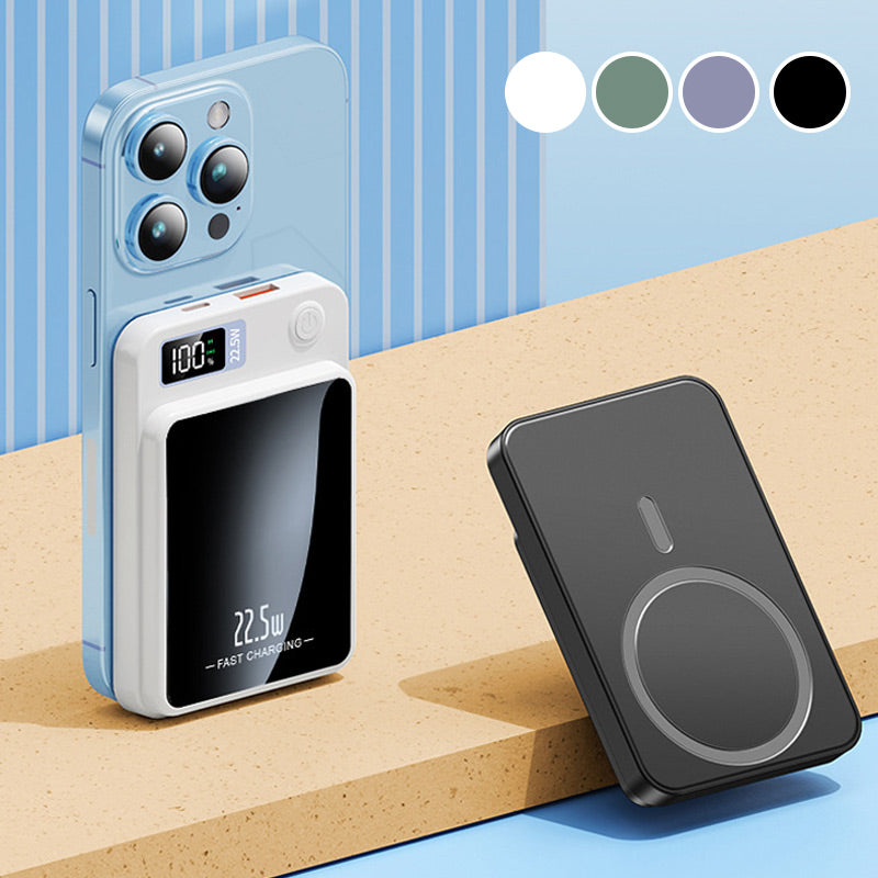 Hoogwaardige dunne powerbank, ontworpen voor efficiënt en snel opladen van diverse elektronica.