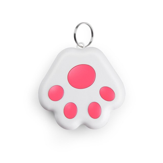 PawFinder GPS tracker aan halsband in natuur, garandeert veilige realtime tracking voor huisdieren.