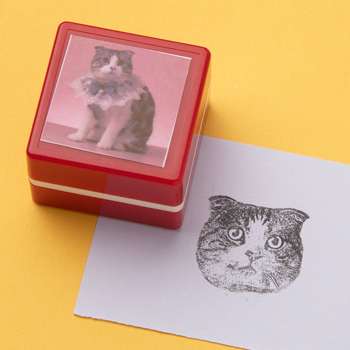 Huisdier stempel van een vogel, gepersonaliseerd en handgemaakt, ideaal voor dierenliefhebbers.