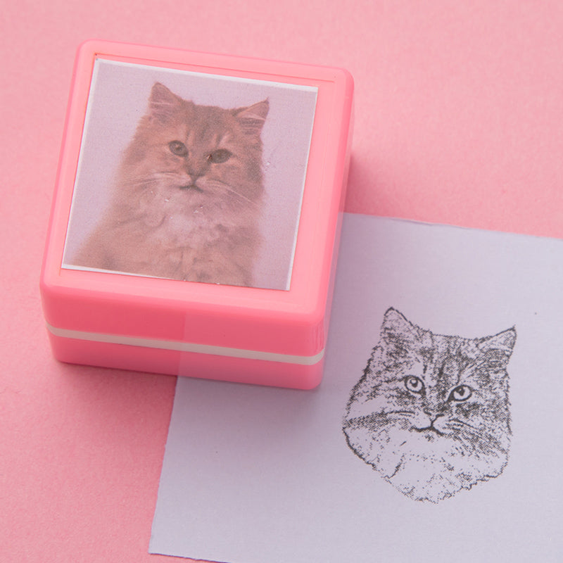 Gepersonaliseerde inkt stempel van hond, uniek herinneringscadeau voor elke dierenliefhebber.