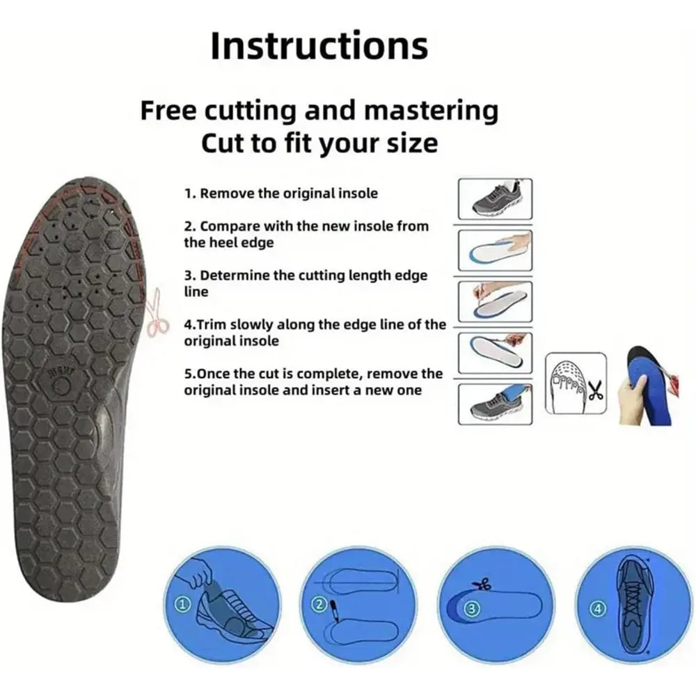 Unisex inlegzolen met acupressuur en magnetische stimulatie; bevordert welzijn en bloedcirculatie.