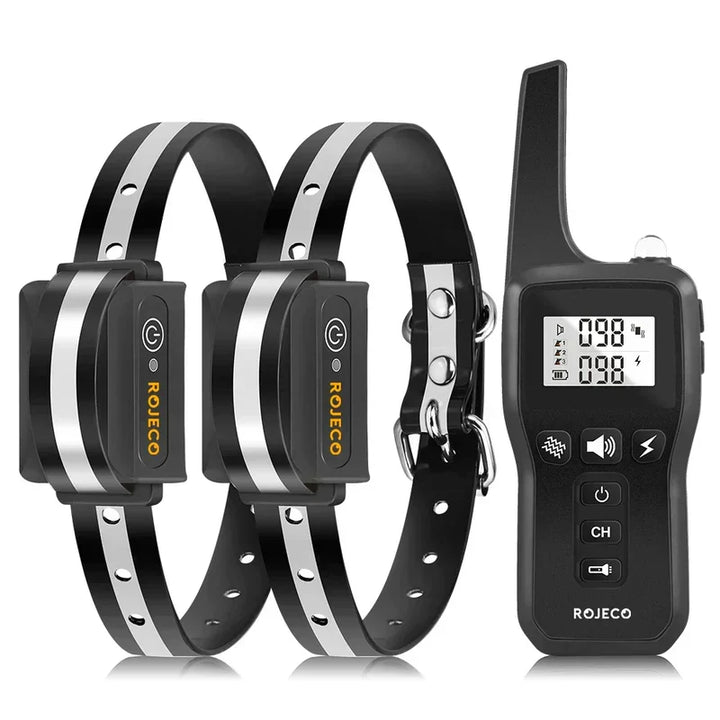 Elektrische honden trainingshalsband; afstandsbediening tot 1000m voor optimale gehoorzaamheidstraining.