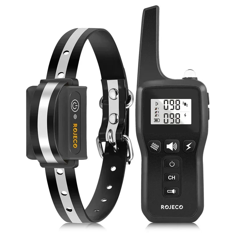 Waterdichte trainingshalsband voor honden met multi-modi; ideaal voor gehoorzaamheid en training.