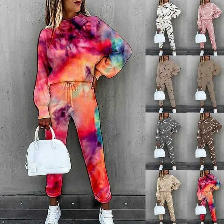 Complete dames loungewear outfit: comfortabel en stijlvol casual trainingspak. Trendy en ademend voor de zomer.