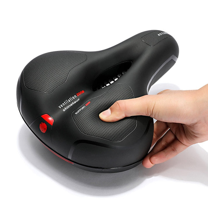 Comfortabel fietszadel, pijnvrij rijden. Geschikt voor stadsfiets, mountainbike. Ergonomisch & schokabsorberend.