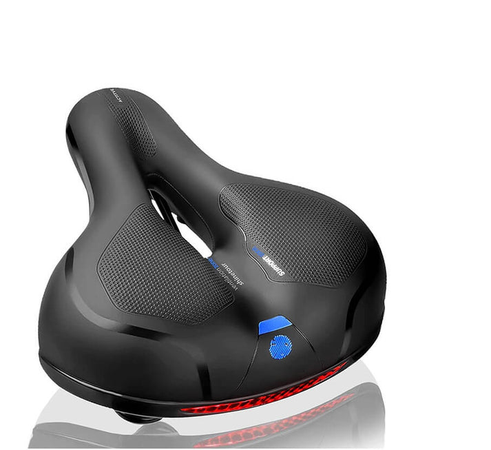 Zadelpijn-vrij fietsen met dit comfortzadel. Schokabsorberend, ademend, geschikt voor elke fietser.
