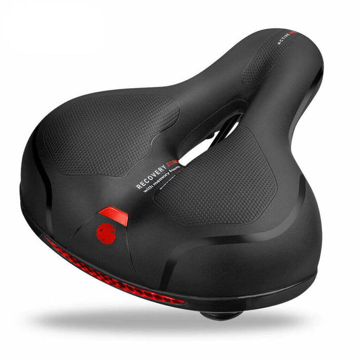 Hoogwaardig comfortzadel, ergonomisch, ademend. Geschikt voor elke fiets voor ultiem, pijnvrij fietscomfort.