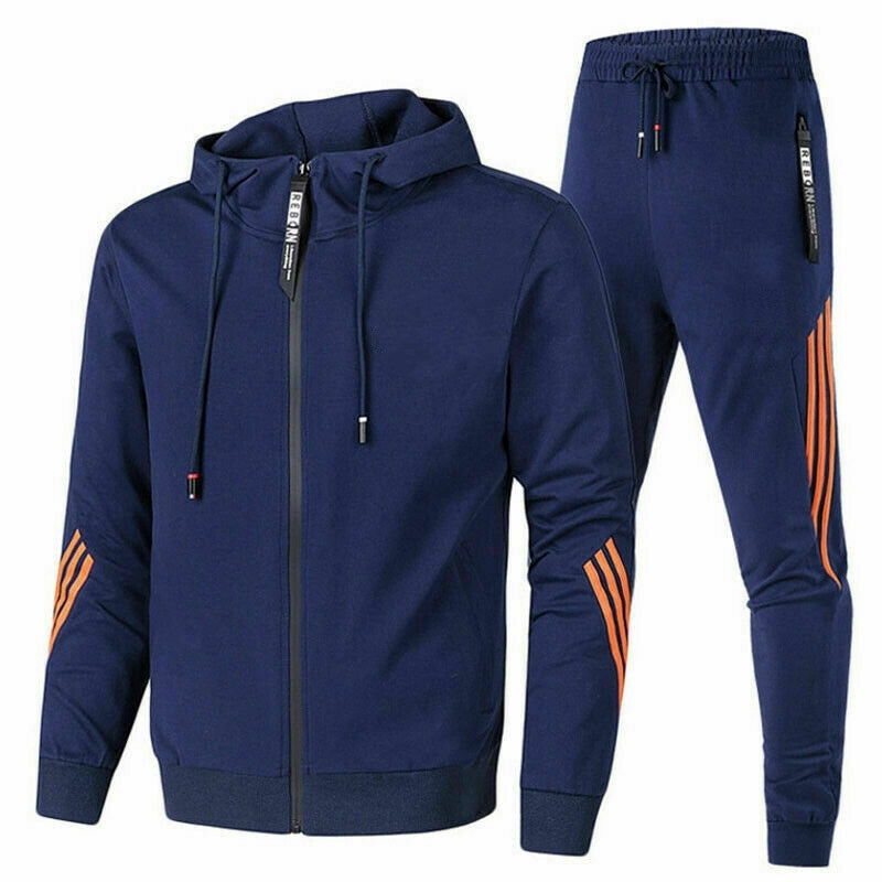 Comfortabel heren trainingspak Milan voor sport & ontspanning. Stijlvol joggingpak, complete set.