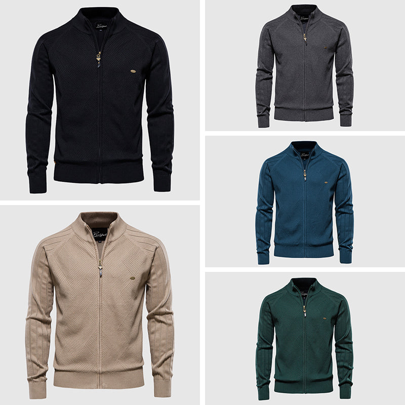 Warm Hugo heren ritsvest, comfortabel en veelzijdig, een essentieel item voor mannenmode.