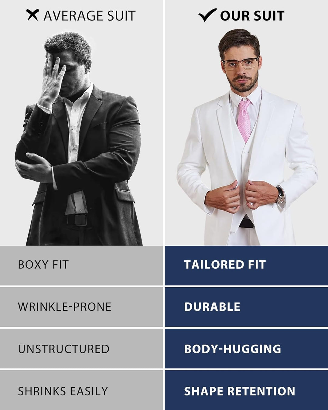 Modern Ralph tweedelig pak. Elegante herenmode met optimaal draagcomfort voor de moderne man.
