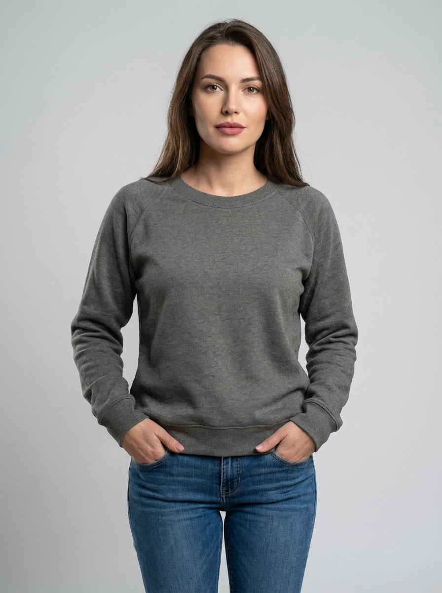 Comfortabel unisex sweatshirt met ronde hals, ideaal voor een relaxte en casual dagelijkse stijl.