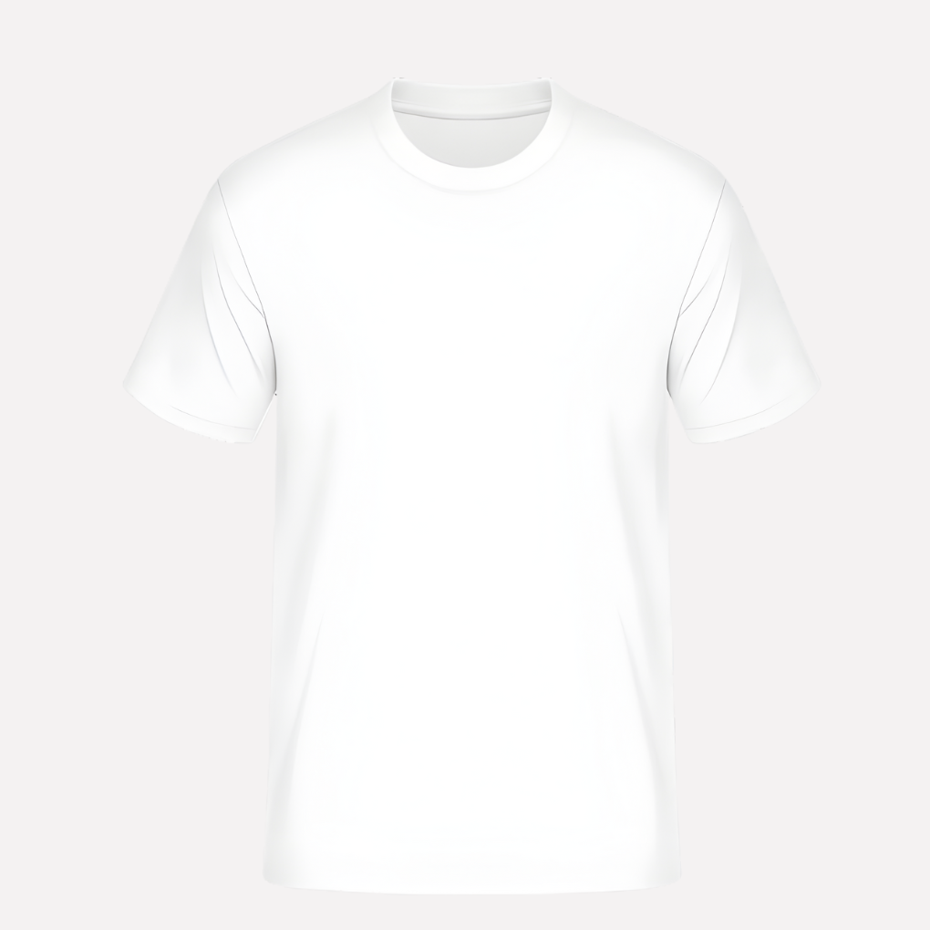 Comfortabel unisex T-shirt met korte mouwen in wit, perfect als casual basisitem voor dagelijks gebruik.
