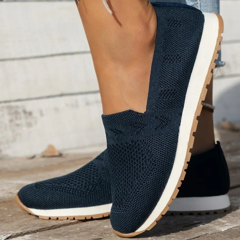 Dames orthopedische instappers met antislipzool, veilige en comfortabele casual loafers.
