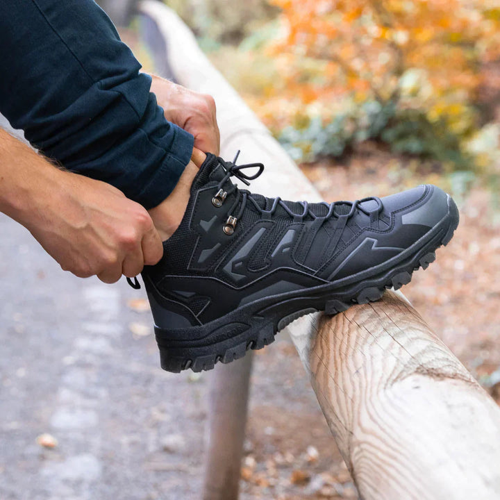 Dames wandelschoenen Mandi in grijs, met focus op comfort en duurzaamheid.