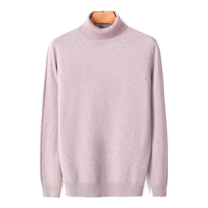 Heren coltrui als basislaag voor winterkleding, comfortabel en stijlvol voor elke man. Warme sweater.