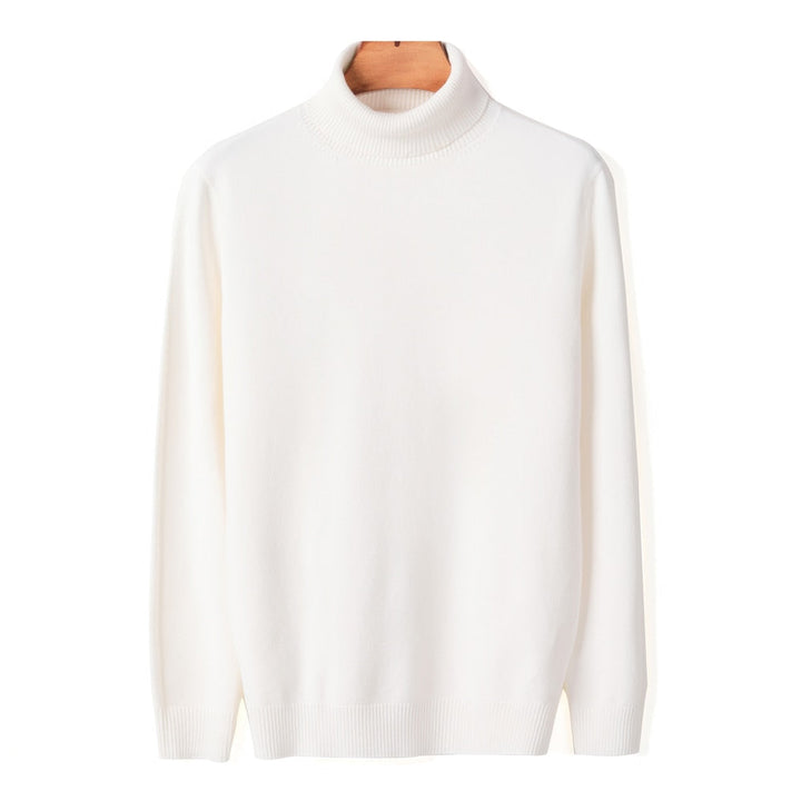 Casual heren coltrui voor een ontspannen, warme herfstmode look. Comfortabele sweater voor mannen.