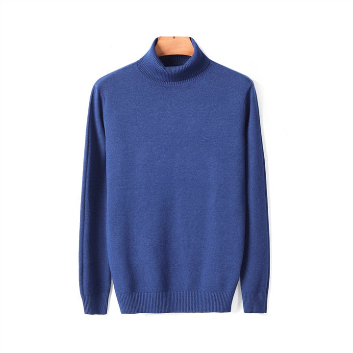 Elegante heren coltrui, perfect voor een verfijnde winterkleding outfit. Stijlvolle mannenmode.