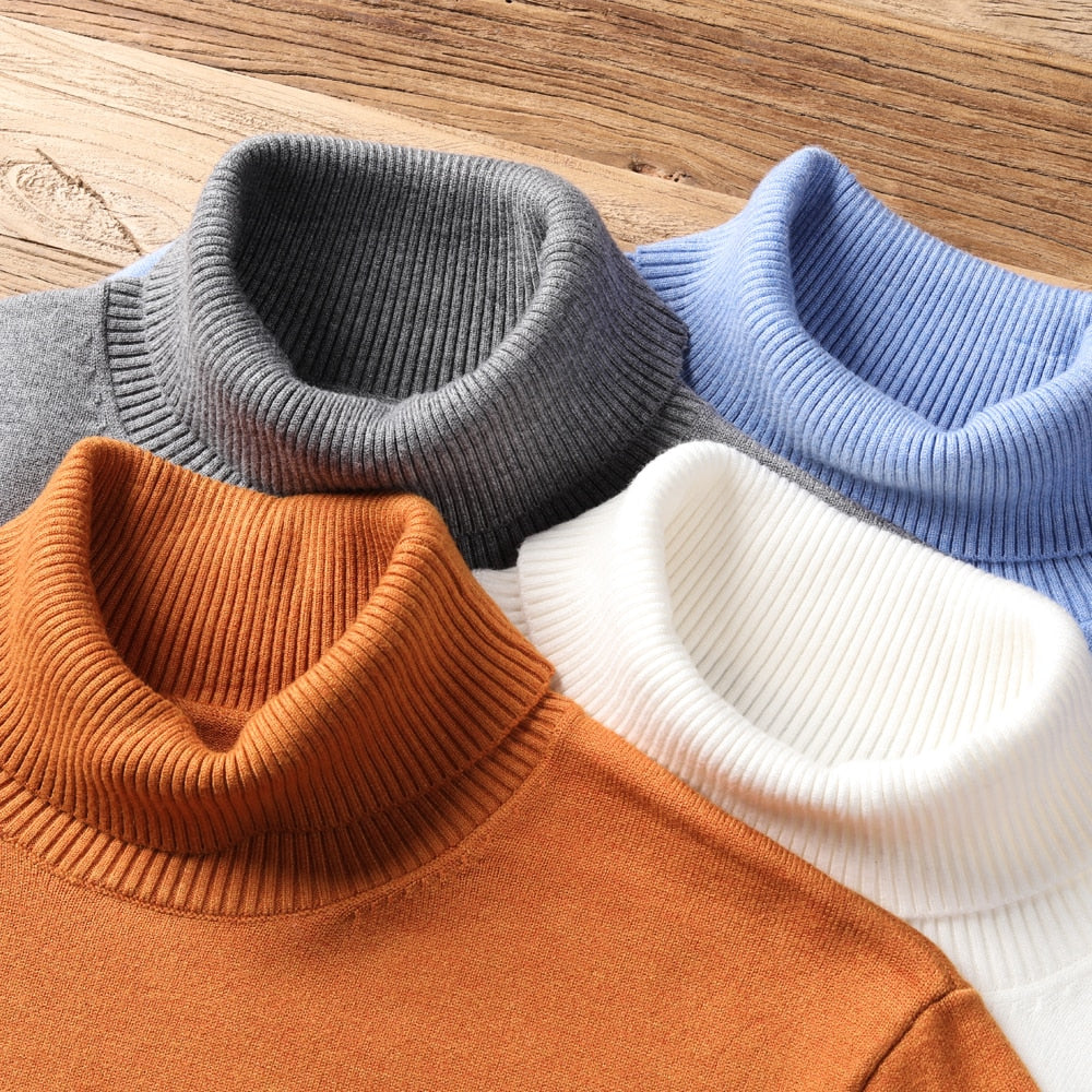Stijlvolle heren coltrui, ideaal voor een moderne mannenmode look. Comfortabel en warm voor de winter.